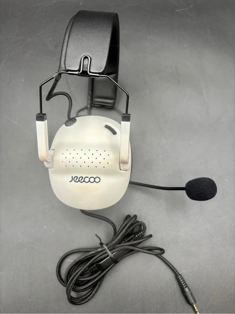 Jeecoo J50 Wired Gaming Headset with Mic - White - Great Condition - Fast Ship